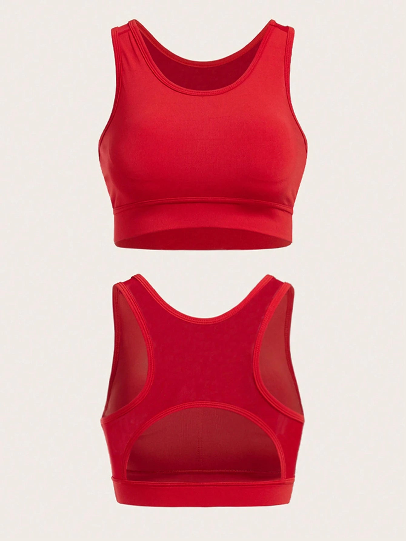 Eassivo 3Pcs Contrast Binding Sports Set Gym Clothes Workout Clothes Workout Women Set Gym Women Outfit