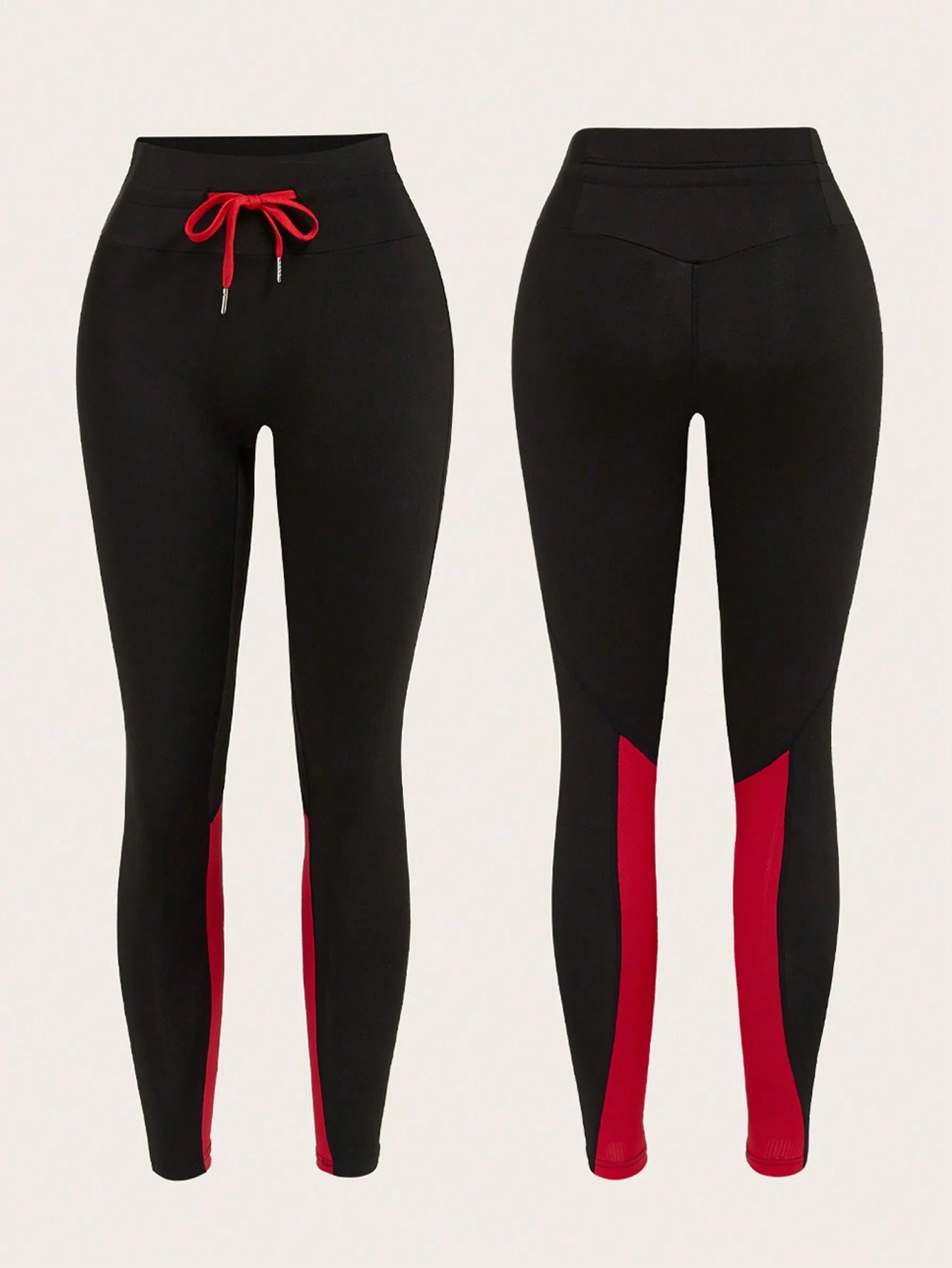 Eassivo 3Pcs Contrast Binding Sports Set Gym Clothes Workout Clothes Workout Women Set Gym Women Outfit